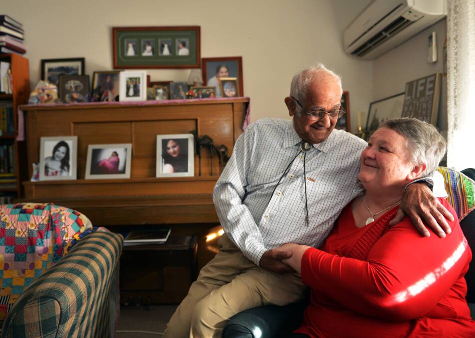 KINDNESS: Azzie and Vivienne Fazulla at their home.