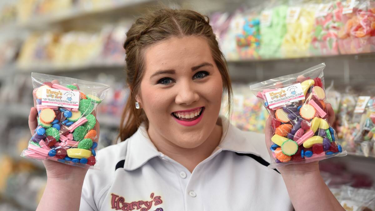 DONATING:  Monique Bailey from Harry's Lolly Shop, which is also involved in the appeal. 