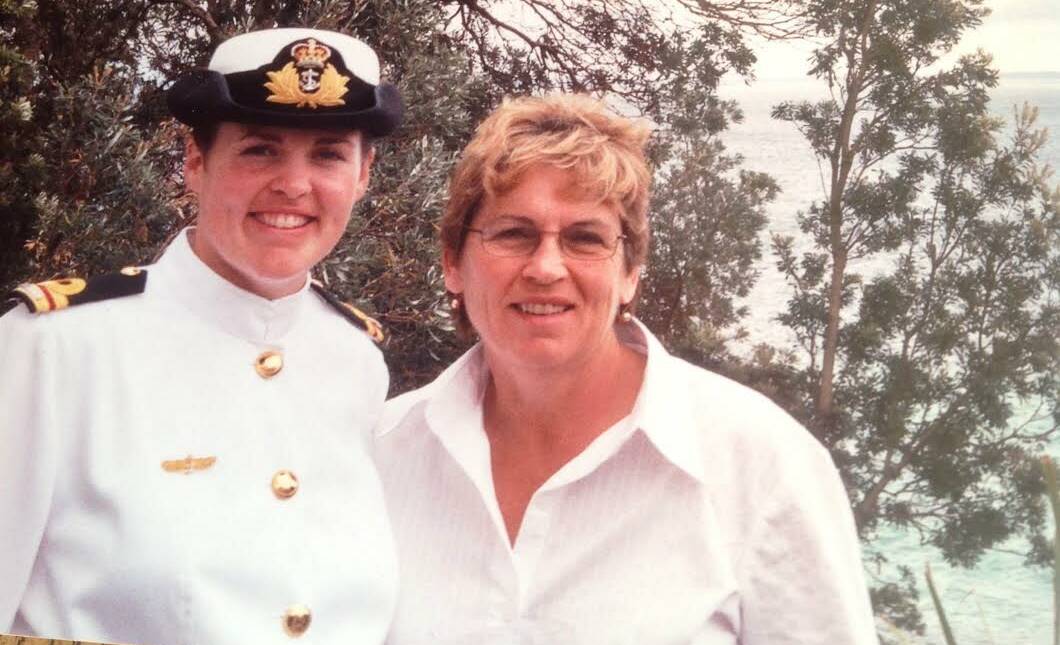 ACHIEVEMENT: Amy York, who has been awarded a Medal of the Order of Australia, with her mother Julie O'Keefe. 