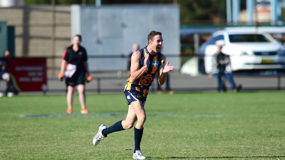 Tyrone Downie kicked four goals for the Gold against Box Hill.