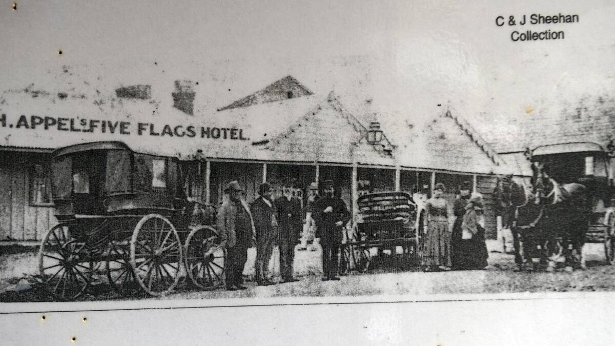 The Five Flags in the early 1900s.