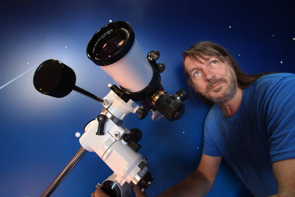 AUTHOR: Amateur astronomer Paul Foley has compiled a book of science articles. Picture: PETER WEAVING