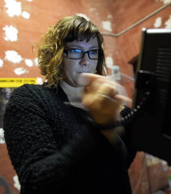 DIGITAL: Star Cinema manager Hannah Morton works the new projector.
