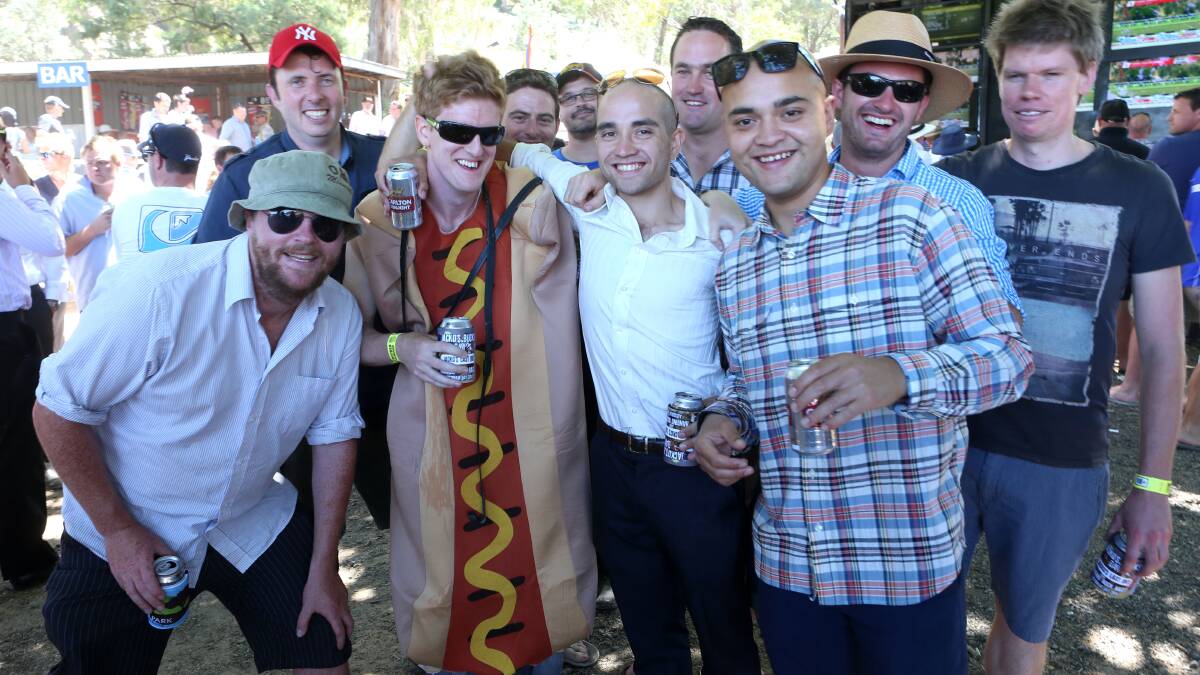 Hot Dog buck Jonathan Seddon from Bendigo. Picture: PETER WEAVING