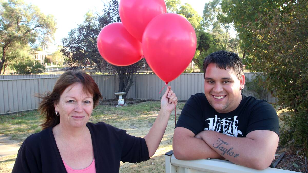 Donna and Tyson Taylor from Golden Square.
Picture: Peter Weaving