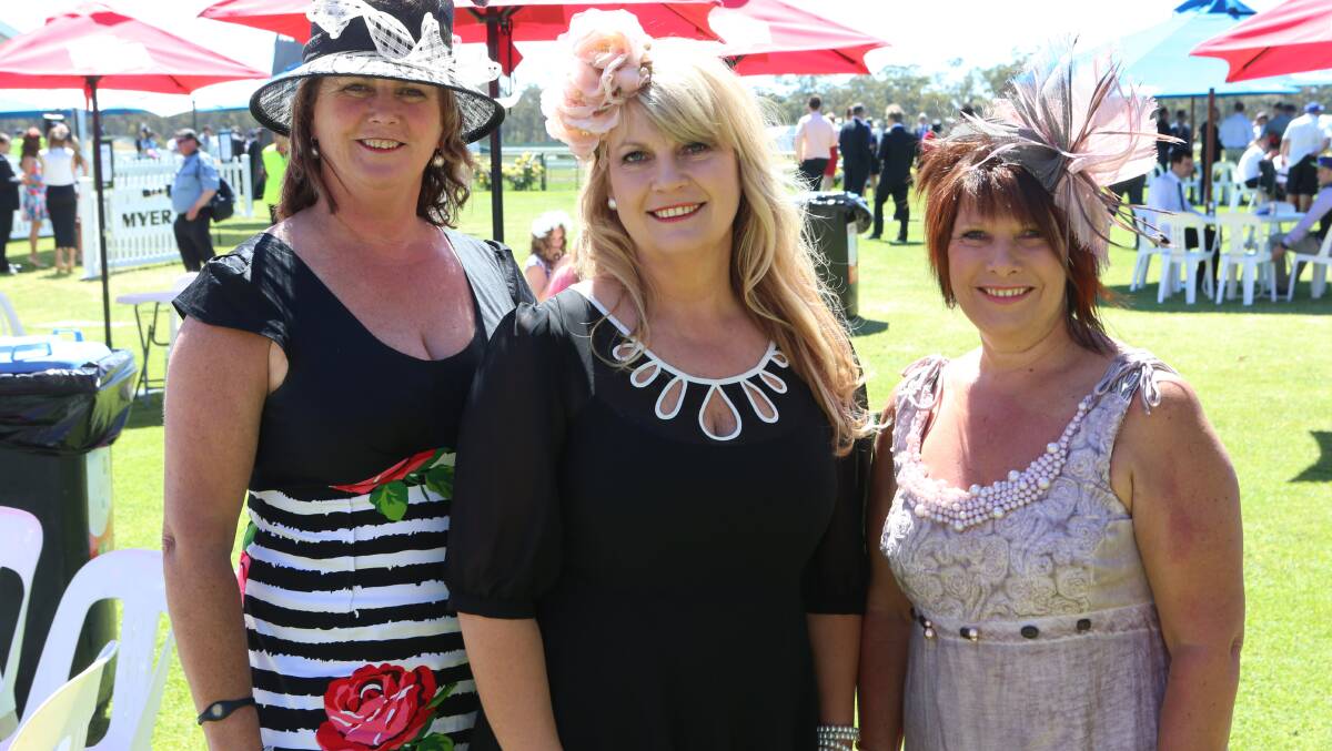 Bernice Kelly, Donna Cowling and Robyn Somerville.
Picture: PETER WEAVING