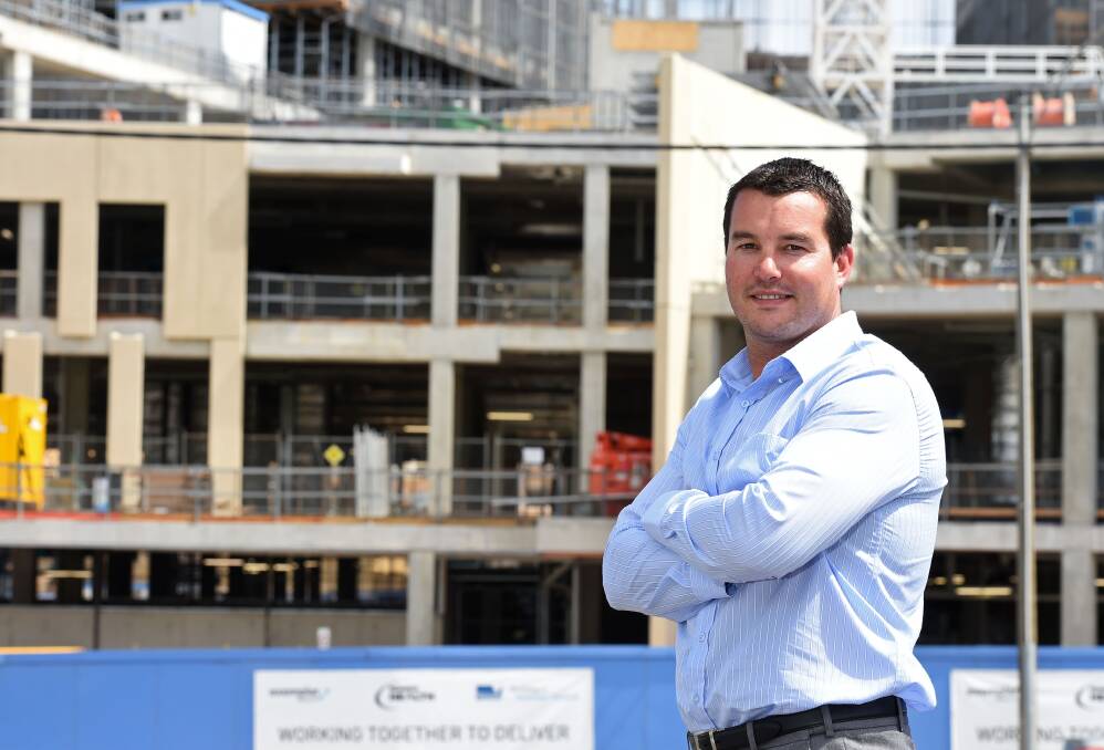 PROUD: Shaun Makepeace says the new hospital development will take Bendigo Health services from good to great. Picture: JODIE DONELLAN