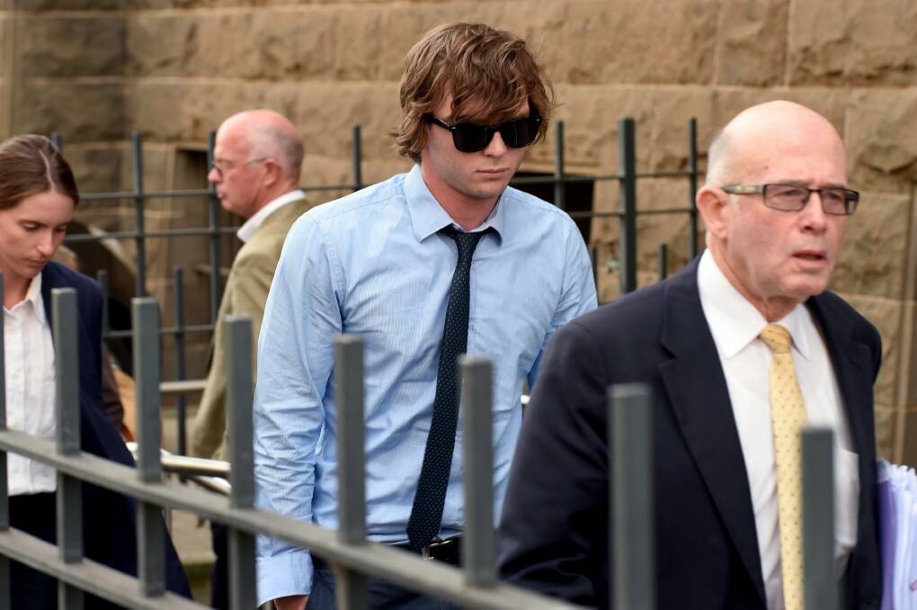 ACCUSED: John Forbes leaves a previous court appearance in Bendigo.