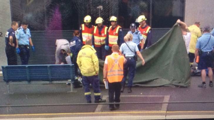 A woman has died after jumping in front of a train at Harris Park station in Sydney's west. Photo: TNV.com.au