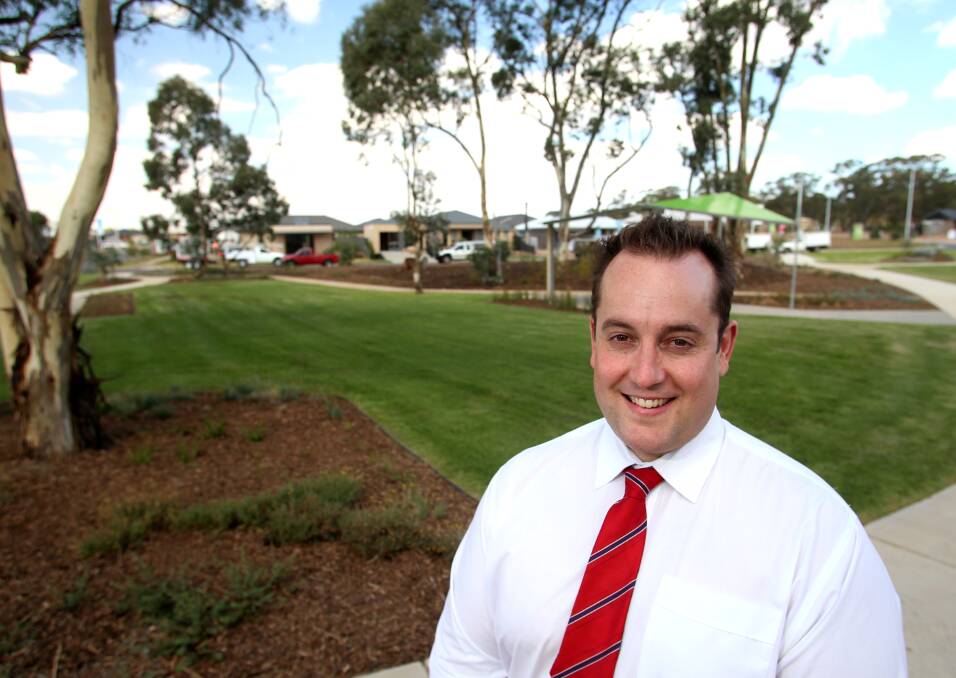 OPENING: Tom Isaacs from PRD Nationwide at Viewpoint in Huntly. Picture: GLENN DANIELS
