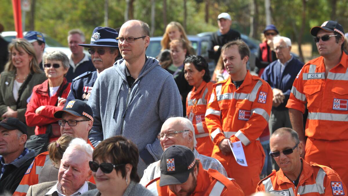 OPENING: New CFA and SES buildings have been opened in Marong. Picture: BLAIR THOMSON