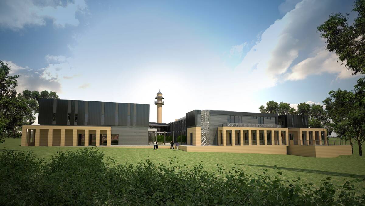 Artist impressions of the proposed mosque planned for East Bendigo. Picture: GKA ARCHITECTS