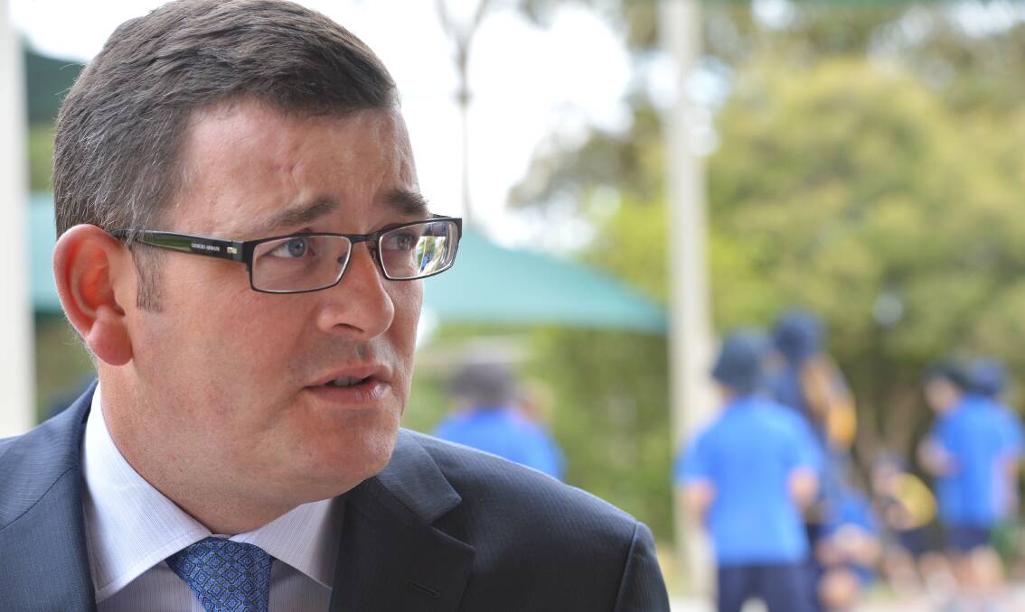 SUPPORT: Daniel Andrews has given measured support for the ALP's Macedon candidate. 