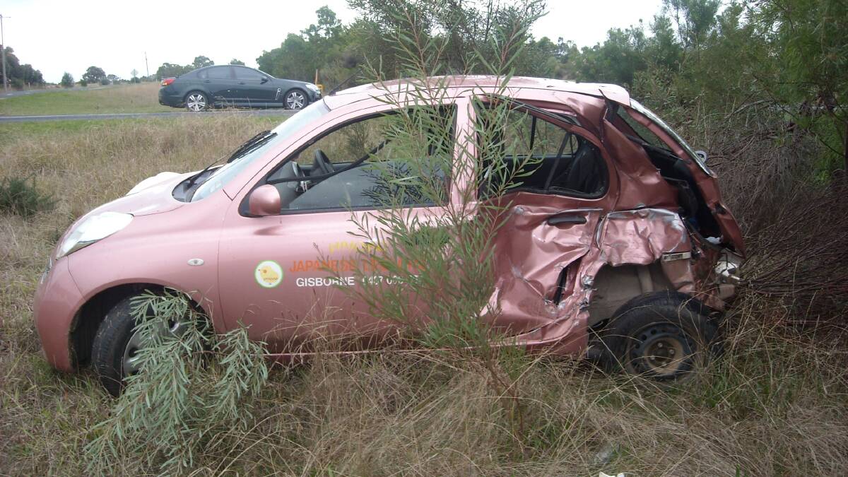 CRASH: A driver performed a U-turn in front of a Nissan Patrol before being struck by the four-wheel-drive