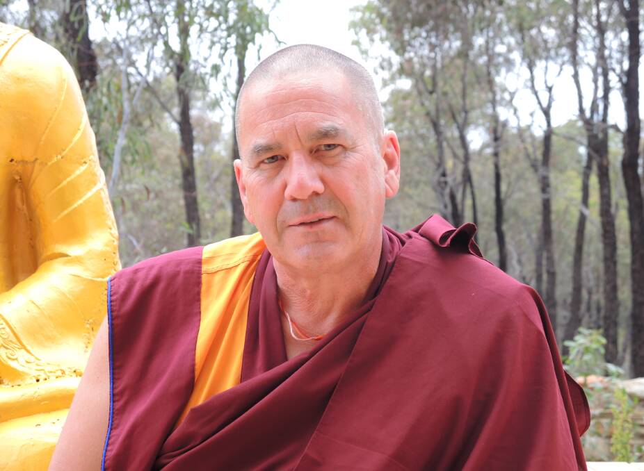 MONK: Lhundrup became a monk in 2002. Picture: ANDI YU