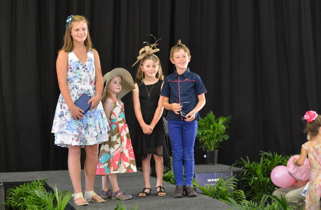 Junior fashions on the field finalists. Picture: JODIE DONNELLAN