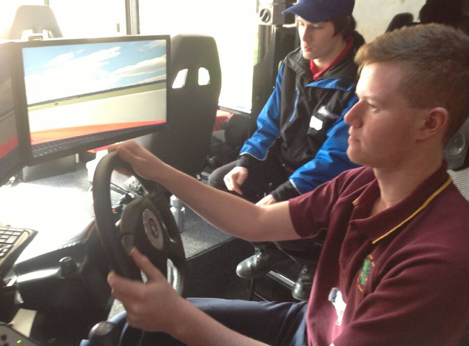 Driver safety company Motorvation was in Bendigo this week to run training programs for young drivers. The course's main aim is to give students skills to stay safe on the road, especially in difficult conditions. Pictures: ANDI YU