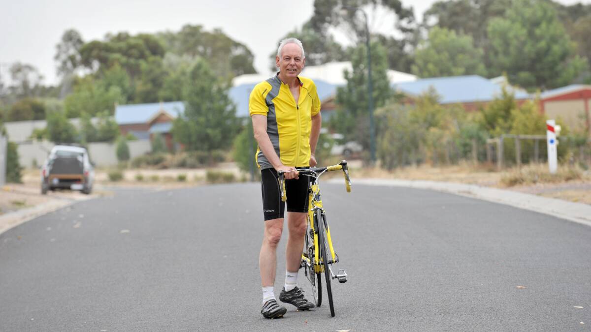 CHALLENGE: Paul Lamb will ride from Melbourne to Darwin. Picture: JODIE DONNELLAN 