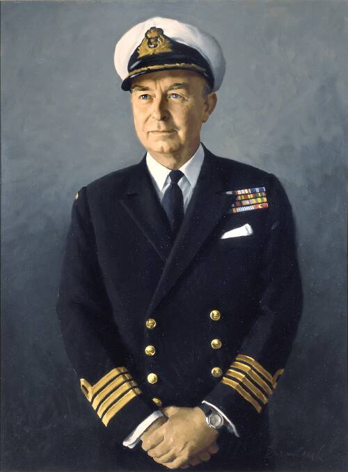PORTRAIT: Captain Allen Dollard by Rex Bramleigh. Picture: War Memorial