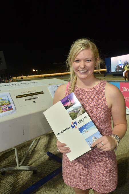 Winner of the Bendigo Advertiser and Bendigo Pacing Cup's trip to Dubai, Tamrie Carter. Picture: JODIE DONNELLAN 