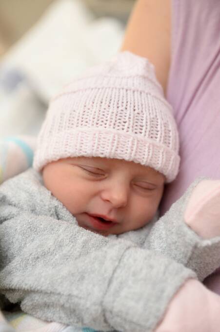 PIERCE/FLEMING: Tia Pierce and Blake Fleming, of Kangaroo Flat are thrilled to introduce their baby girl, Caskade Delores Rose-Pierce to family and friends. Caskade was born on February 17 at Bendigo Health. 