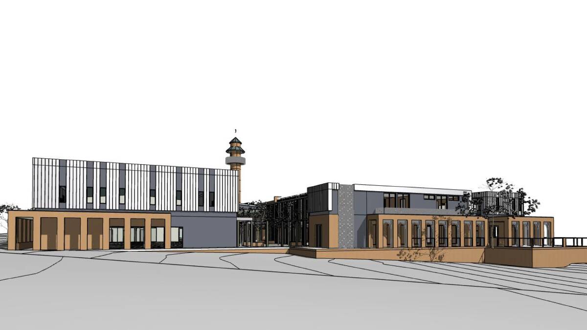An artist's impression of the proposed mosque planned for East Bendigo. Picture: GKA ARCHITECTS