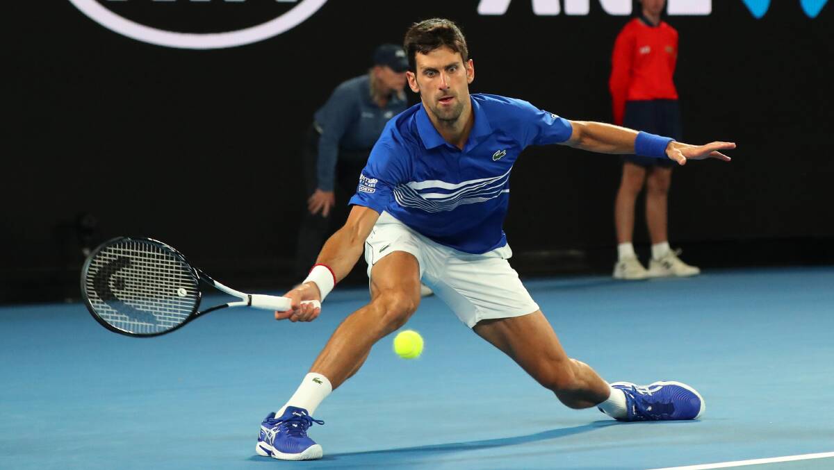 Novak Djokovic during a past Australian Open tournament. Picture: Shutterstock