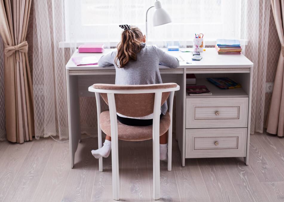 More children will be working from home in the coming months. Picture: SHUTTERSTOCK