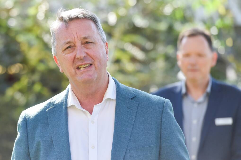 Health Minister Martin Foley in Bendigo earlier this year. Picture: DARREN HOWE