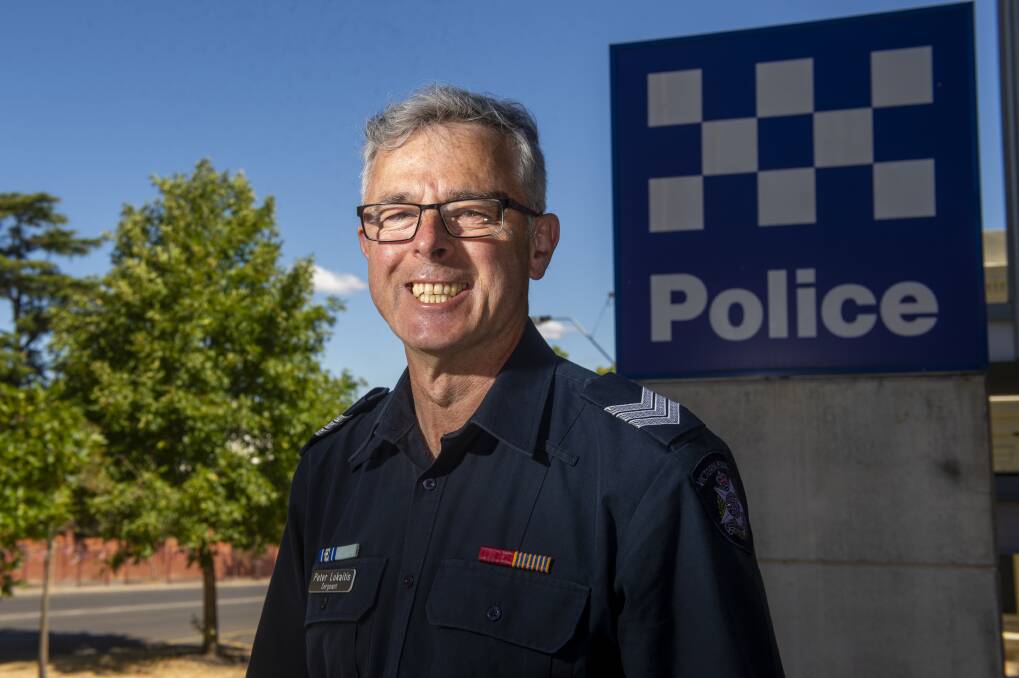 TIME: Castlemaine Sergeant Peter Lukaitis is stepping aside from the police force. Picture: DARREN HOWE