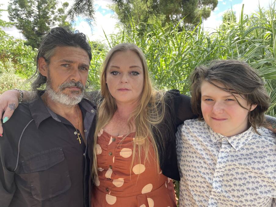 CALL OUT: Eaglehawk family Phil, Jade, and Beau Barber are asking for help. Picture: TARA COSOLETO