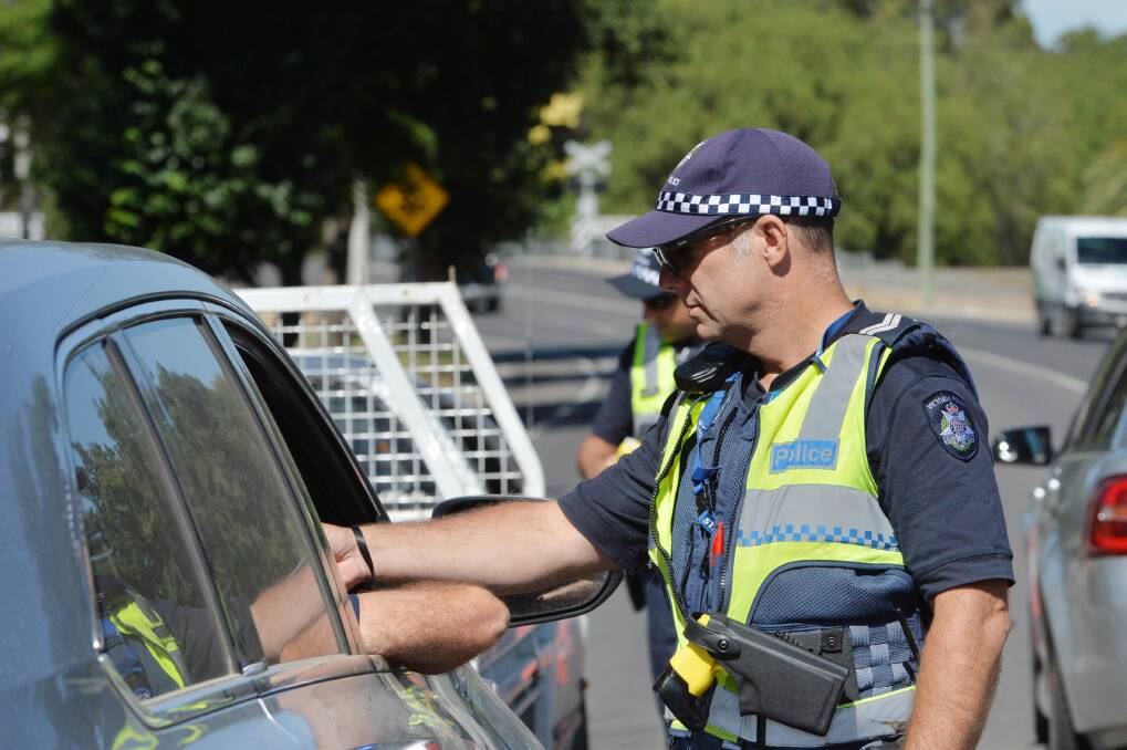 There will be an increased police presence on Bendigo roads this Easter. Picture: DARREN HOWE