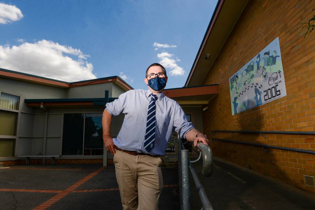 UPGRADES: Holy Rosary Primary School principal Paul Wilkinson says his school is excited to receive $2 million in funding. Picture: DARREN HOWE