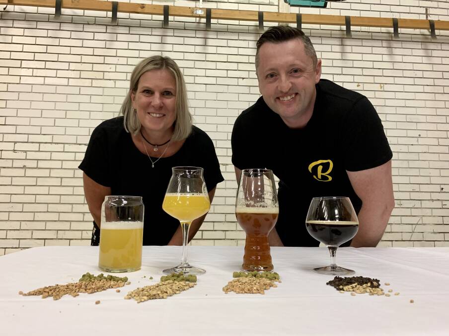 OPPORTUNITY: Bendigo TAFE's Nicole Broe and Bendigo Brewing director Trevor Birks are excited about the new course. Picture: TARA COSOLETO