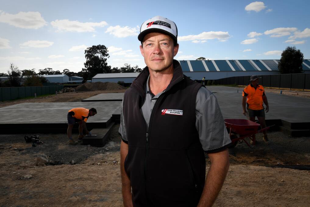 Todd Newman from Todd Newman Builders. Picture: NONI HYETT