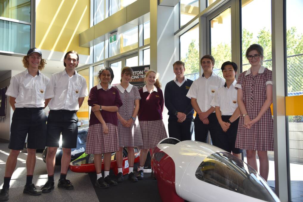 Eco friendly: Students from Girton Grammar School's Racing Team are finalising preparations  for the 2019 Shell Eco-Marathon, which will take place in Malaysia. Photo: SUPPLIED.