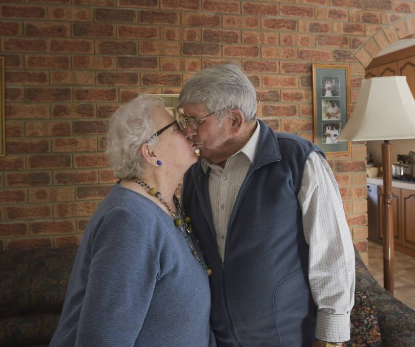 The Verbeeks say the secret to their marriage is communication. Picture: NONI HYETT