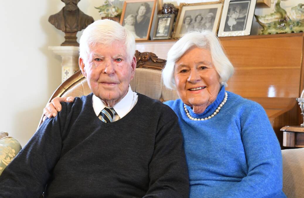 HONOUR: Leigh and Shirley Williamson are planning to celebrate their 70th wedding anniversary with family and friends. Picture: TARA COSOLETO