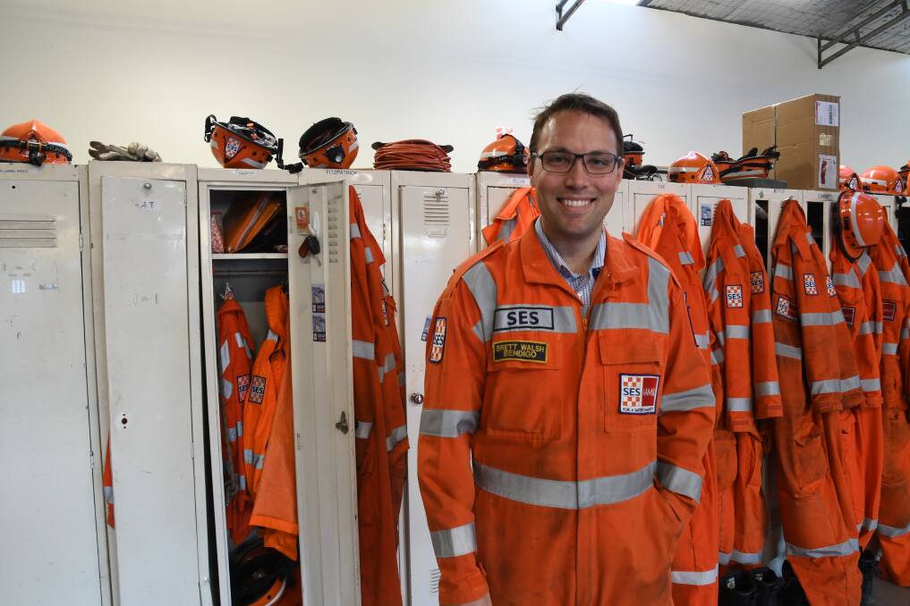 Old hand: Brett Walsh has been volunteering for the SES for the last 12 years. Photo: TARA COSOLETO. 