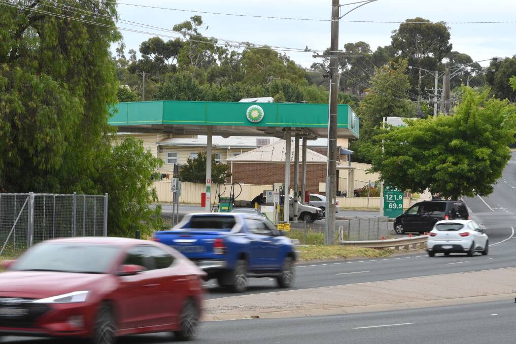 The service station in Long Gully. Picture: NONI HYETT