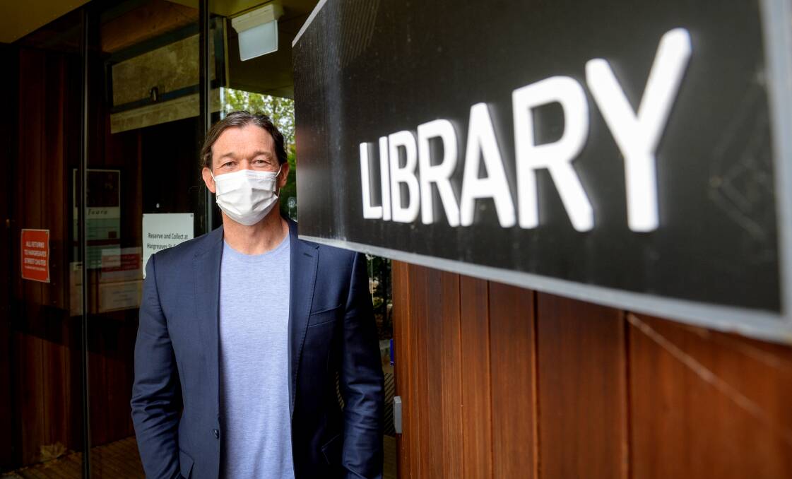 BACK AGAIN: Goldfields Library Corporation's Mark Hands said central Victorian libraries will reopen from Thursday. Picture: DARREN HOWE