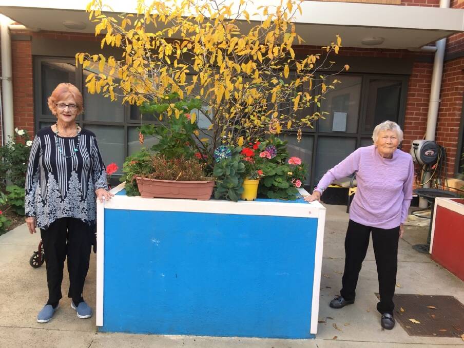 SUPPORT: Mercy Health Bethlehem Home for the Aged residents Margaret Williams and Jean McGlashan are great friends. Picture: KYLIE PAXTON