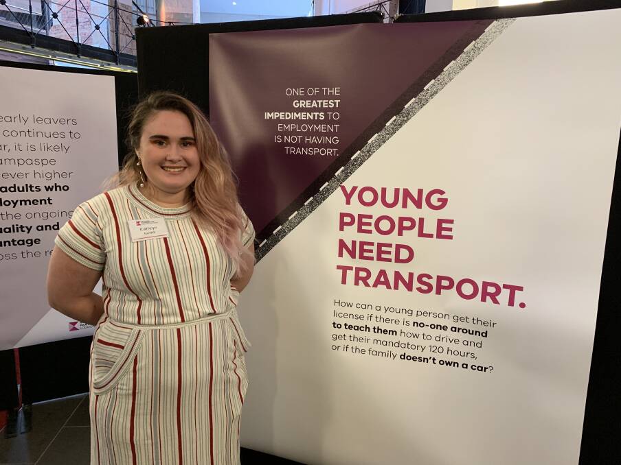 ACTION: City of Greater Bendigo Youth Councillor Kathryn Northill spoke at the Loddon Campaspe Regional Partnership forum in Bendigo on Thursday. Picture: TARA COSOLETO
