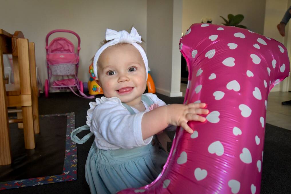 Mia Roberts first birthday was scheduled to take place on July 17. Picture: NONI HYETT