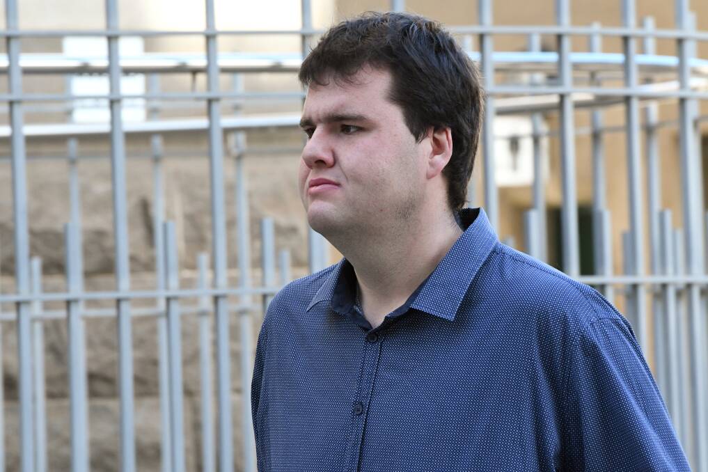 Mitchell Landry was sentenced in the Bendigo Magistrates' Court on Tuesday. Picture: NONI HYETT