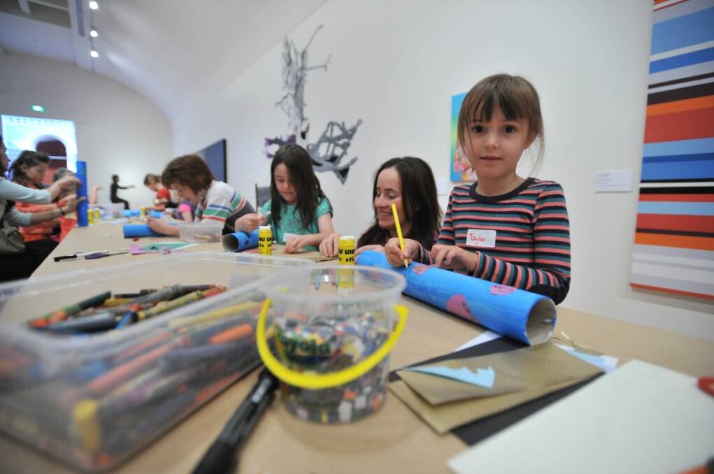GALLERY FUN: There's a lot to see and do at Bendigo Art Gallery during the school holidays.