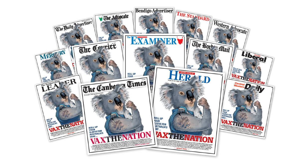 ACM's 14 daily newspapers launched their Vax The Nation campaign in June.