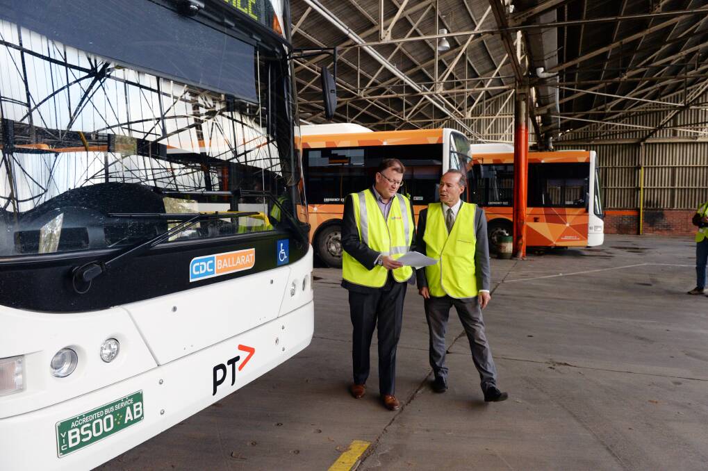 Local buses will be one of the services provided free for the homeless using a new voucher system the State Government is trialling. File picture