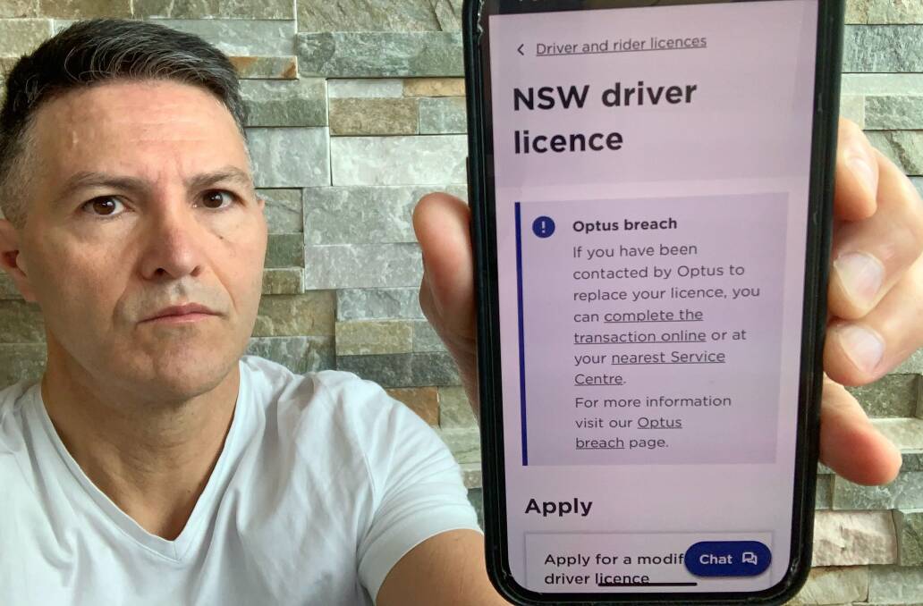 Around 16,000 people with a NSW driver licence will have to have the card replaced, Minister for Customer Service Victor Dominello said. Picture by Twitter/@VictorDominello
