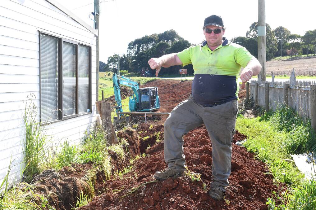 STAYING PUT: Boat Harbour resident William Steers said he had no intention of moving from his home for the 'pocket money' fee of $215,000. Picture: Brodie Weeding
